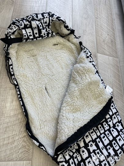 Зимний конверт в коляску