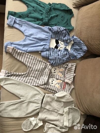 Детские вещи пакетом на новорожденных