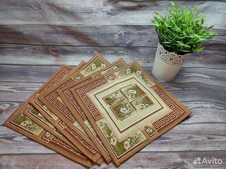 Набор салфетки гобелен (6 шт)