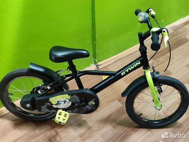 Велосипед B'twin 16'' для мальчика 3-6 лет