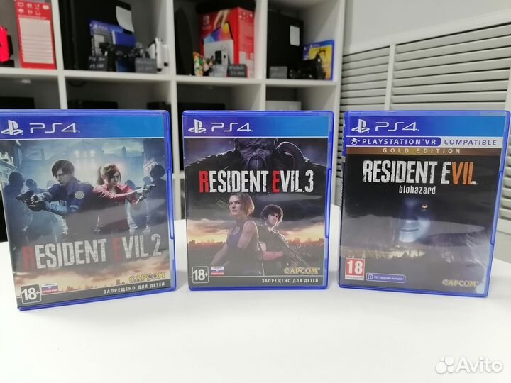 Resident evil 2,3,7 PS4, PS5 (б/у)