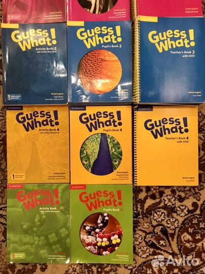 Учебники Guess What #2,3,4,5, английский