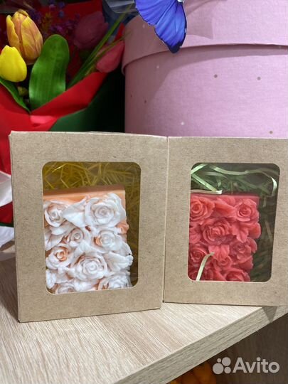 Букеты и наборы из мыла