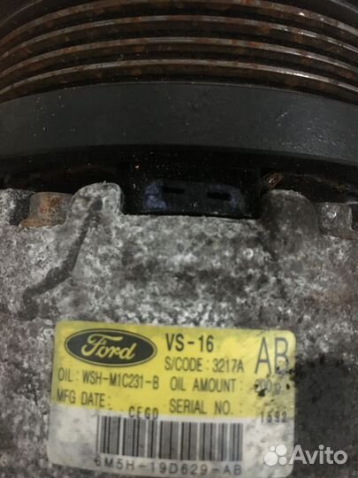 Компрессор кондиционера Ford Focus 2 6M5H19D629AB