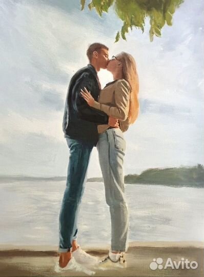 Портет маслом на холсте