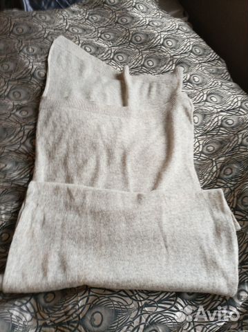 Шарф шерсть 100 проц тауп