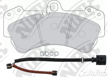Колодки тормозные дисковые перед PN0346W NiBK