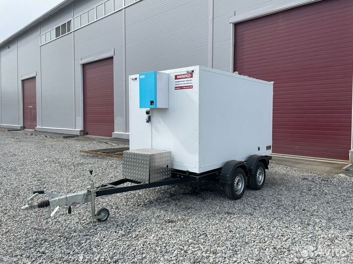 Прицеп-фургон двухосный + рефрижератор (к легковом