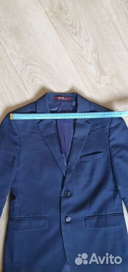 Костюм школьный на мальчика Boston синий 140