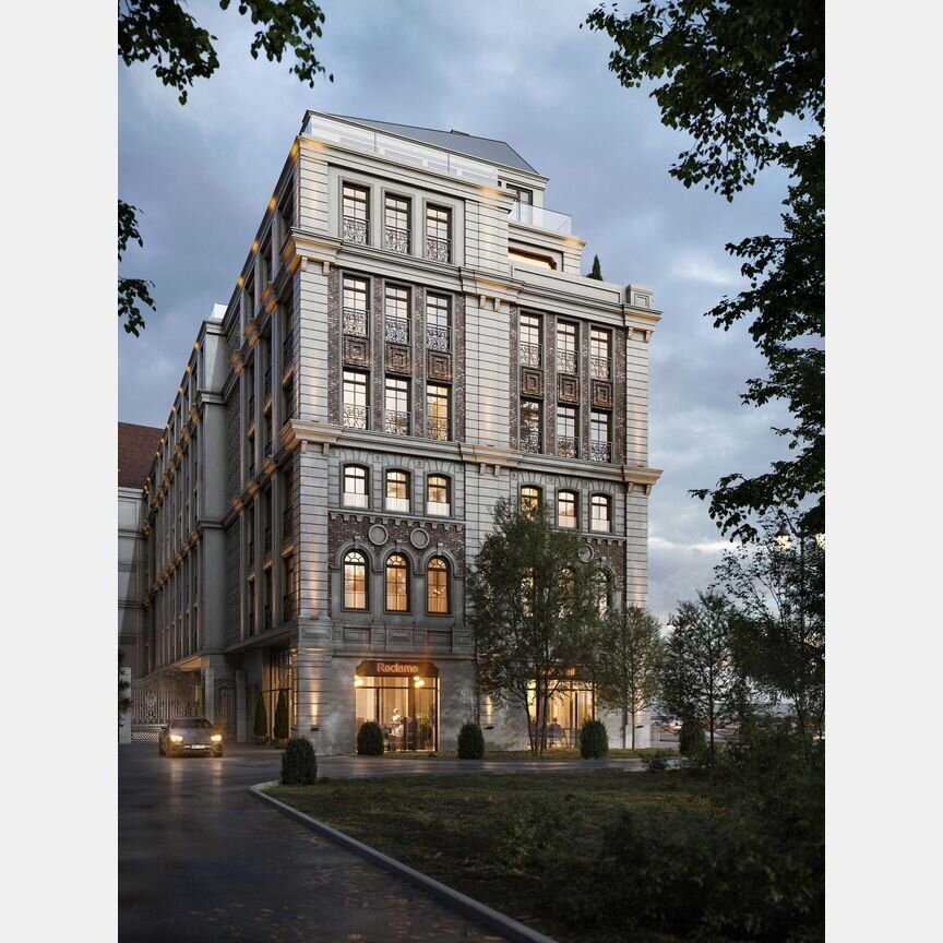 3-к. квартира, 174,6 м², 2/6 эт.