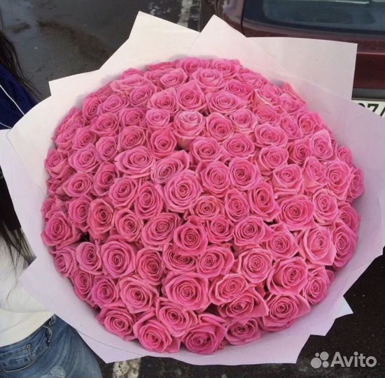 101 роза (доставка цветов )