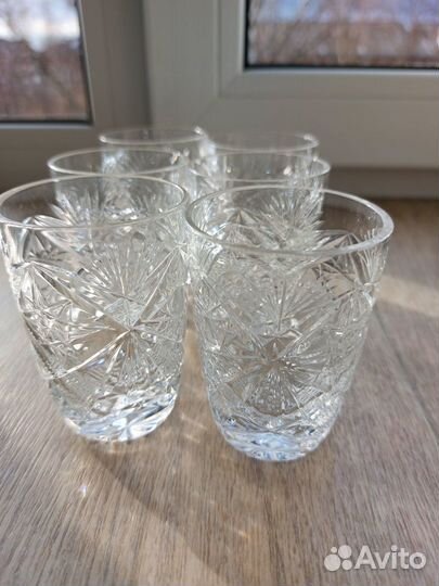 Стопки хрустальные СССР