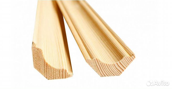 Плинтус деревянный бессучковый 45мм