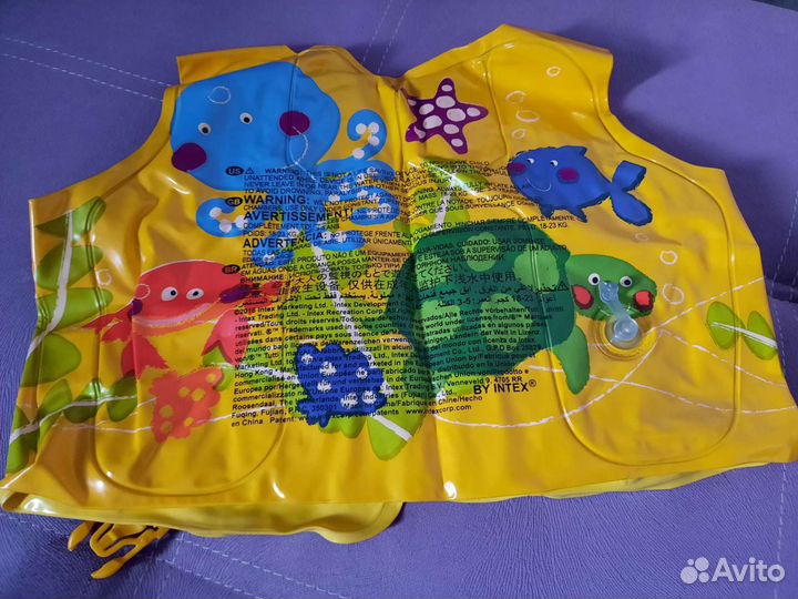 Нарукавники, жилет для плавания