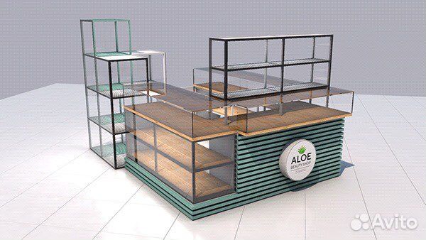 Торговые островки, Торговая мебель в ТЦ