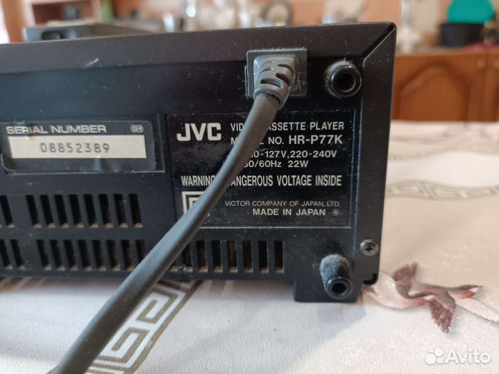 Видеомагнитофон jvc