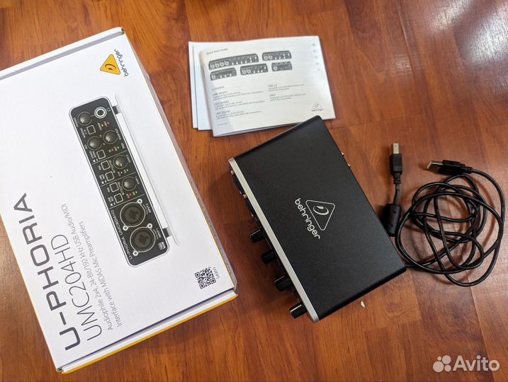 Аудио карта behringer umc204hd
