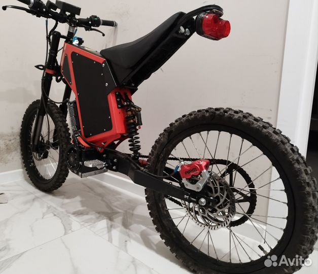 Электробайк/электромотоцикл 7KW на цепном приводе