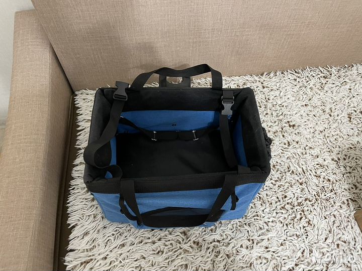 Переноска велокорзина для животных