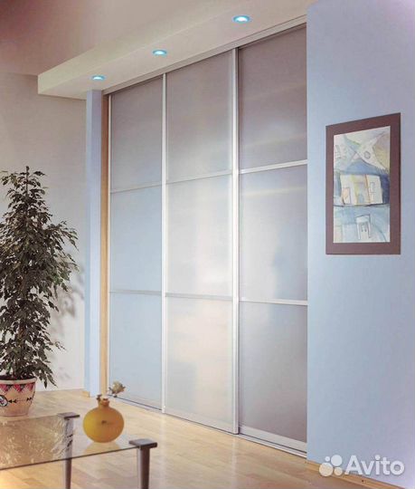 Стеклянная перегородка