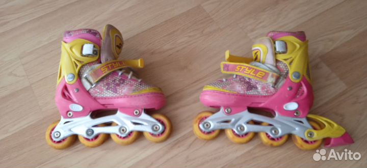 Роликовые коньки детские раздвижные