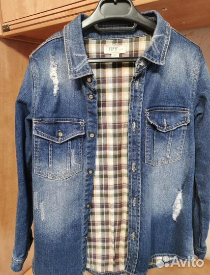 Джинсовая рубашка