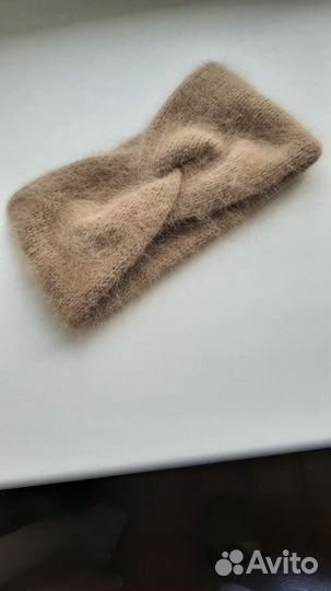 Повязка на голову вязаная