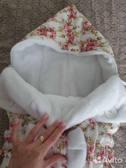 Конверт на выписку на девочку