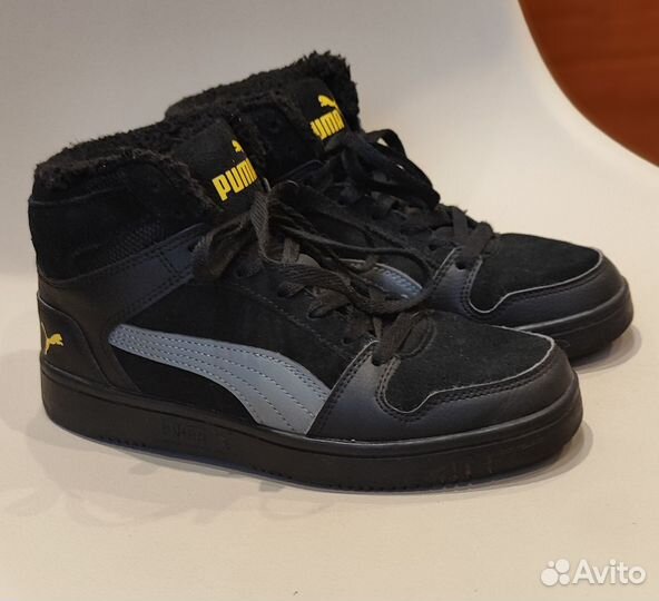 Ботинки (кеды)утепленныедля мальчика puma