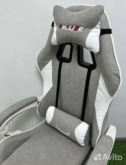 Компьютерное игровое кресло геймерское с массажем