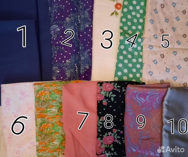Отрезы ткани х/б советский ситец,бязь