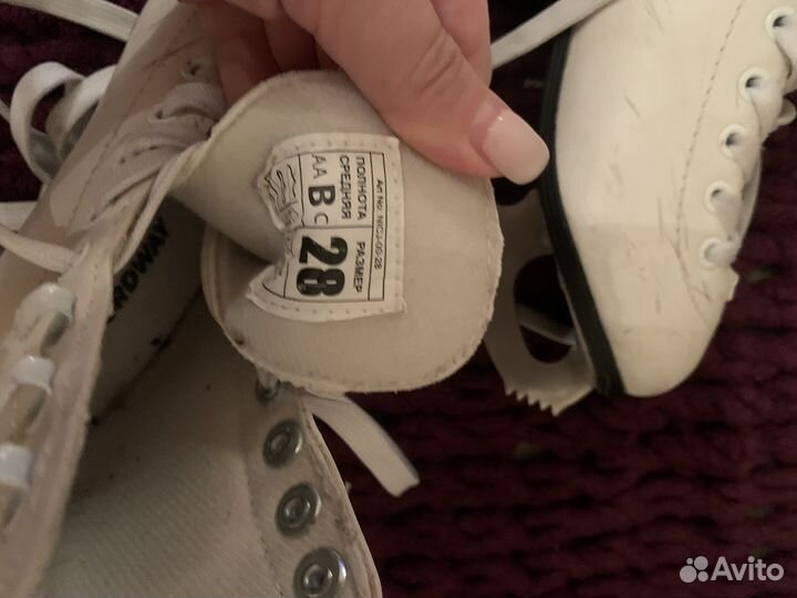 Коньки детские фигурные 28