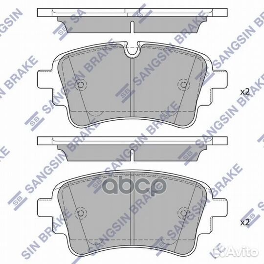 Колодки задние audi A5 2016, Q5 2016- SP4474 S