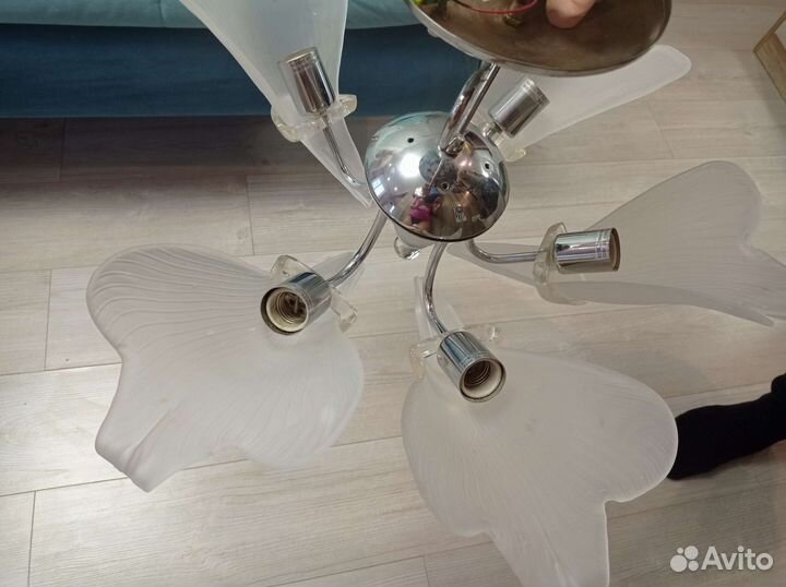 Люстра потолочная бу