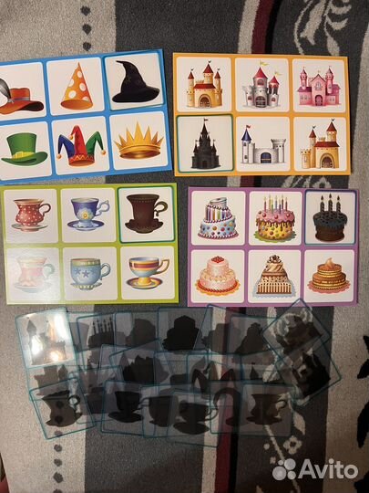 Iq лото для малышей контур и силуэты 2 игры