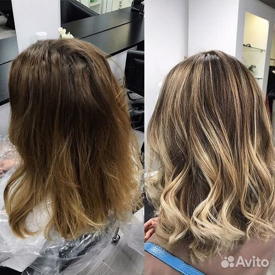 Премиум окрашивание волос, 23 года стаж, гарантия