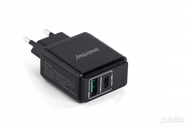 Быстрое зарядное устройство Smartbuy 3.6 А, 18 Вт