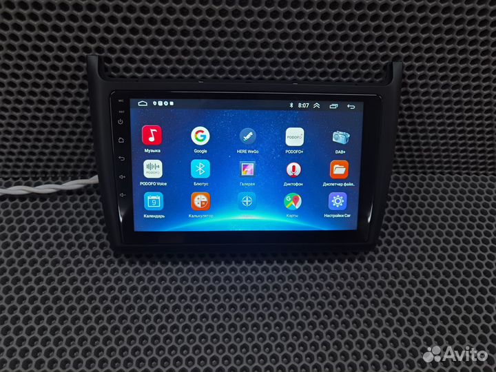 Магнитола Volkswagen Polo Android IPS экран новая