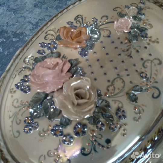 Настенная ваза. Кисловодский фарфор. СССР