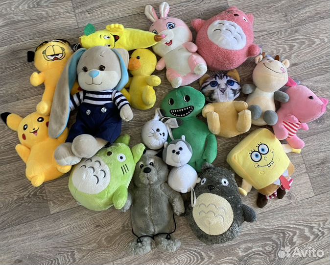 Игрушки мягкие пакетом