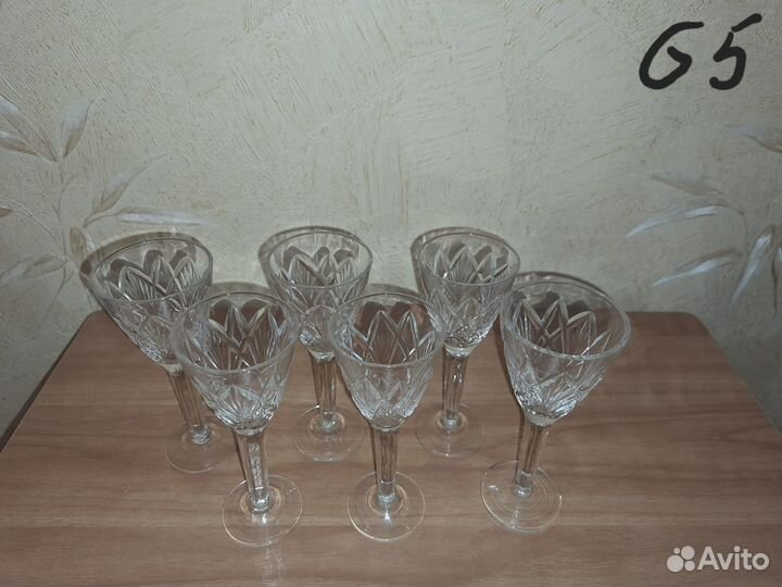 Рюмки хрустальные СССР за все