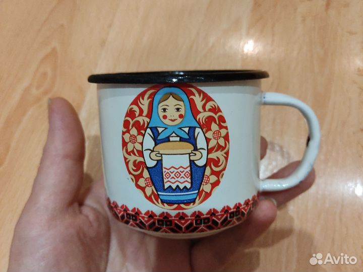 Кружка эмалированная, Олимпиада -80, СССР