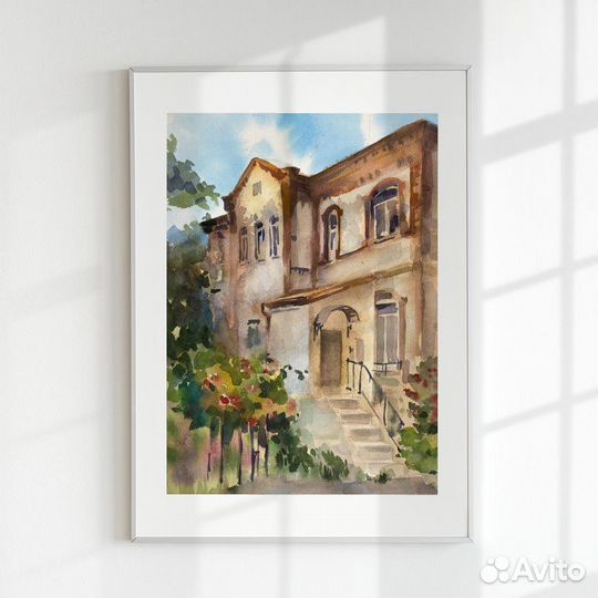 Картина акварелью / этюд акварелью