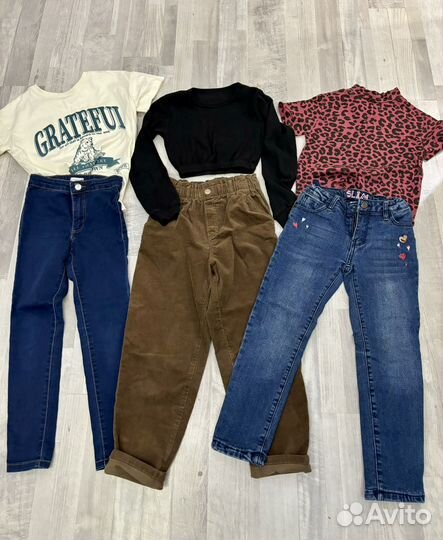 Джинсы Zara, Mango, Acoola на девочку 128