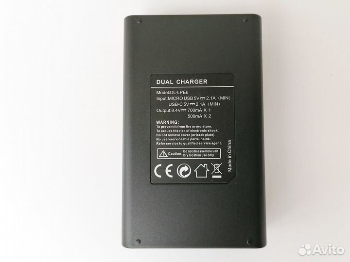 Двойное зарядное устройство для Canon LP-E6 Новое