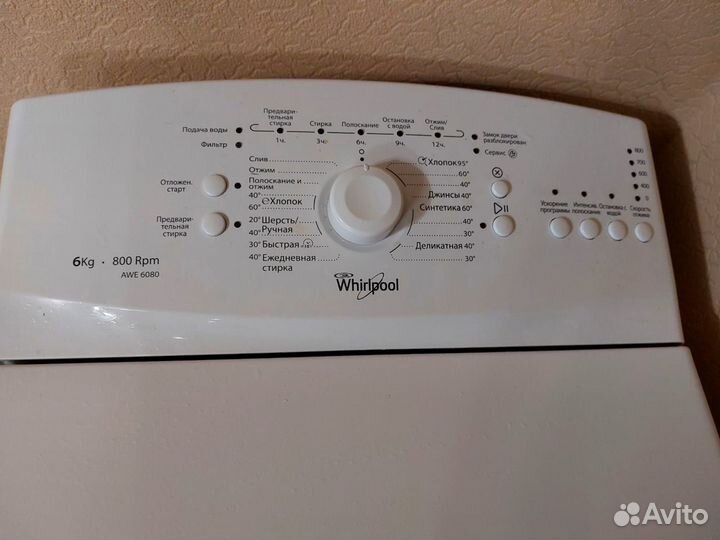 Стиральная машина с вертикальной загрузкой