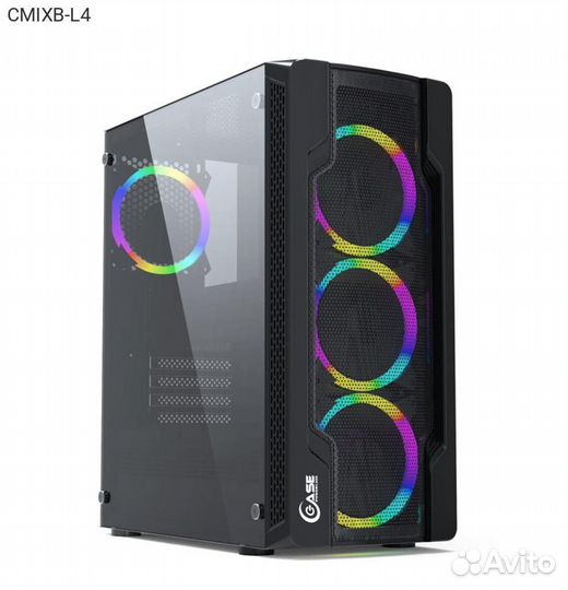 Корпус Powercase Mistral X4 Mesh LED Miditower Без