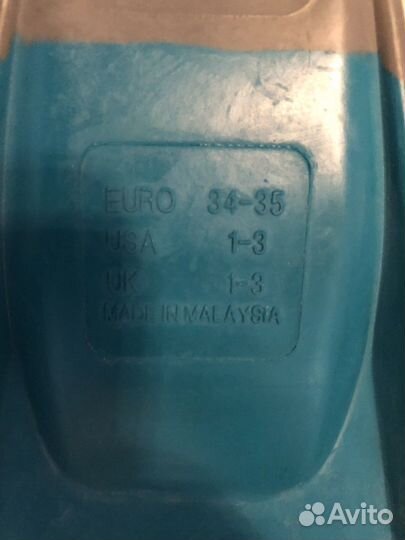 Ласты детские mad wave 34 35