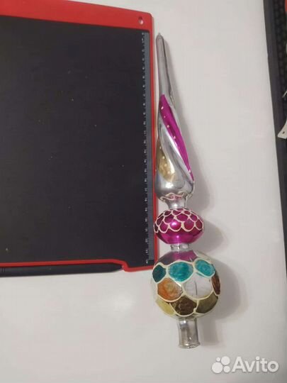 Шпиль верхушка ёлочная игрушка ссср/гдр наконечник