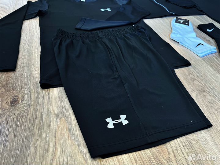 Рашгард Under Armour Black - 5/1, 2/110